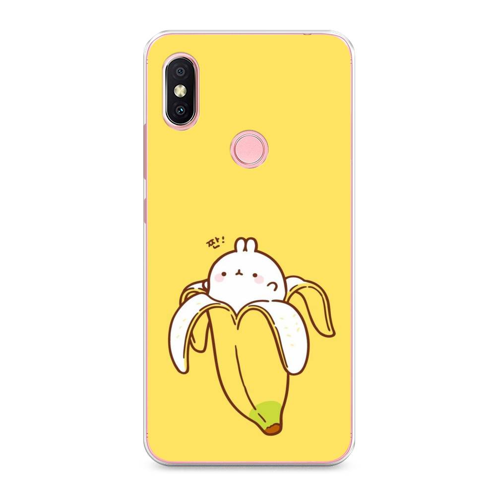 

Чехол Awog на Xiaomi Redmi S2 (Redmi Y2) "Зайчик-бананчик", Разноцветный, 33650-2