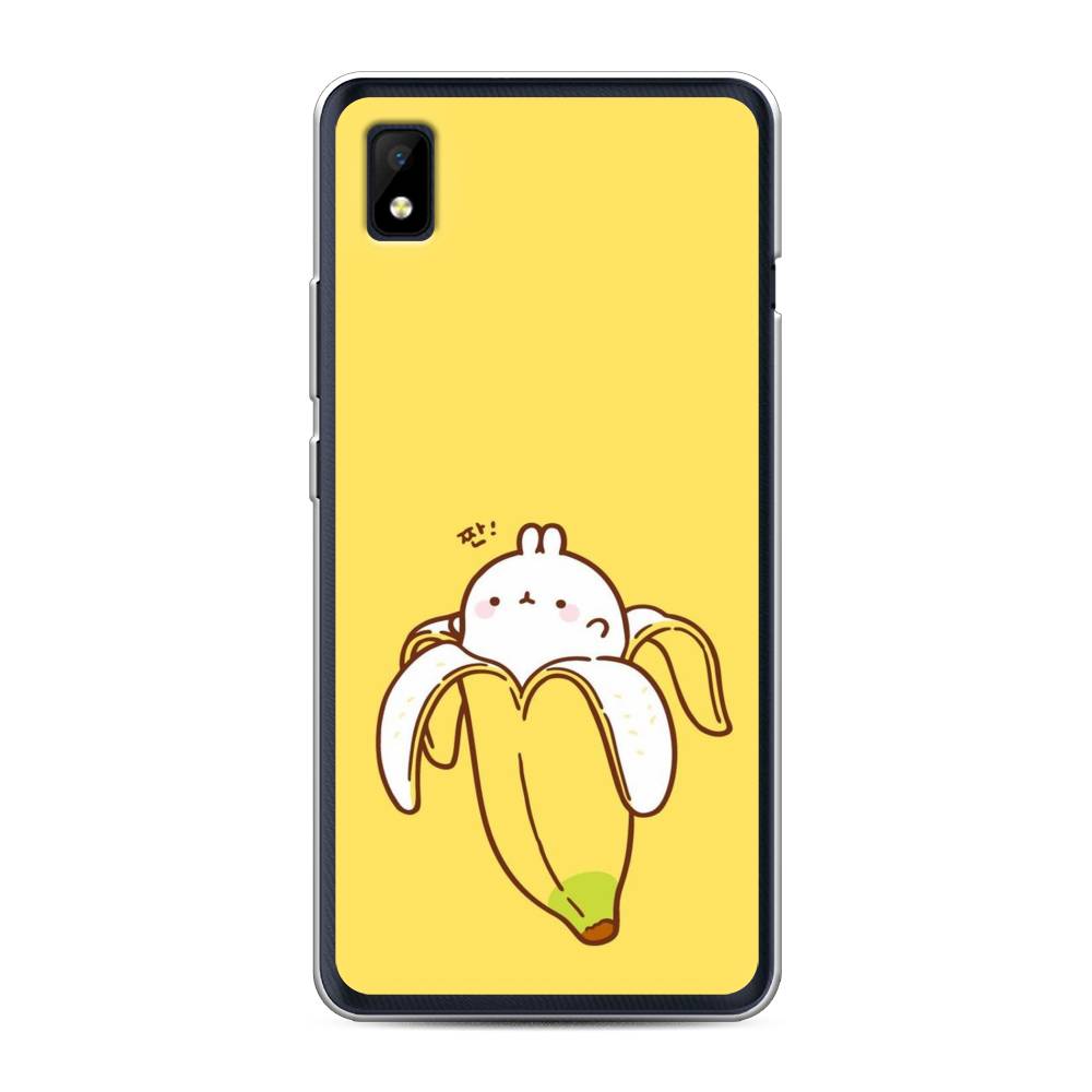 

Чехол Awog на ZTE Blade L210 / ЗТЕ Блэйд L210 "Зайчик-бананчик", Разноцветный, 134150-2