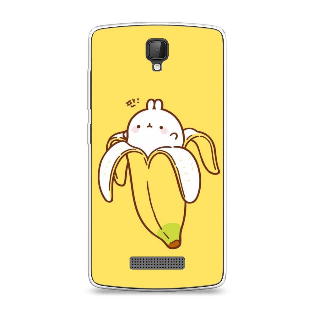 

Чехол Awog на ZTE Blade L5 (L5 Plus) / ЗТЕ Блэйд L5 (L5 Plus) "Зайчик-бананчик", 130350-2