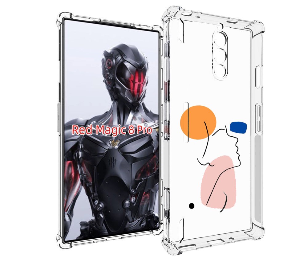 

Чехол MyPads абстракция девушки женский для ZTE Nubia Red Magic 8 Pro / Red Magic 8 Pro..., Tocco