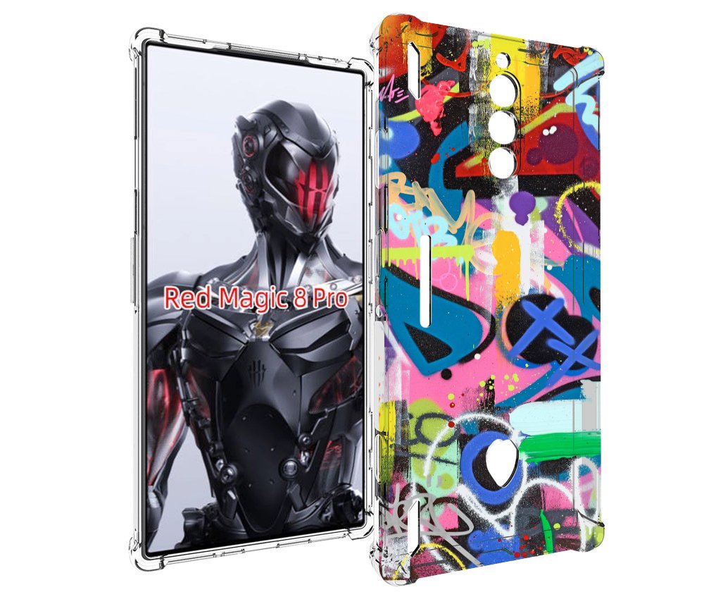 

Чехол MyPads абстракция-графити для ZTE Nubia Red Magic 8 Pro / Red Magic 8 Pro Plus, Tocco