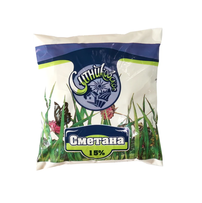 

Сметана Ситниковское 15% БЗМЖ 500 г