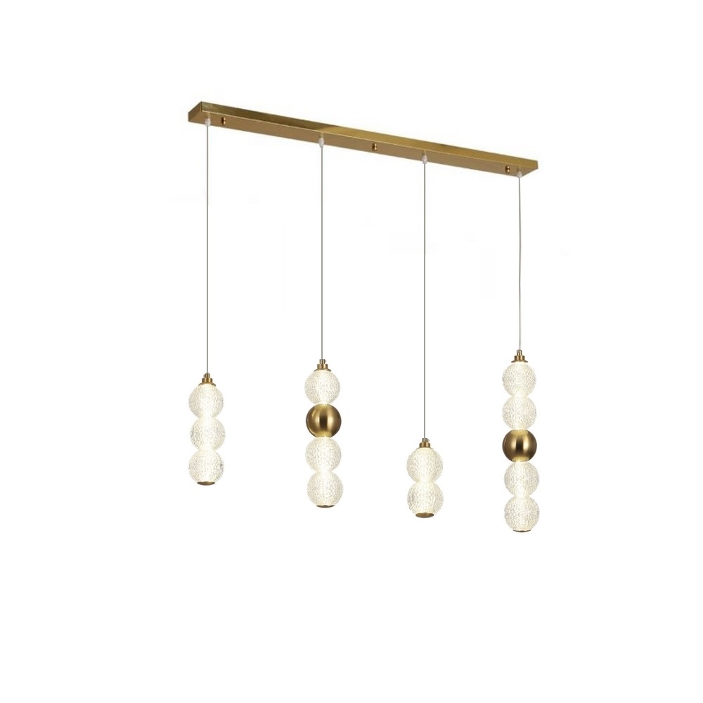 

Подвес Свет Luxury 1213-14 GD LED L100H200 73W 3 режима, 1213-14 GD
