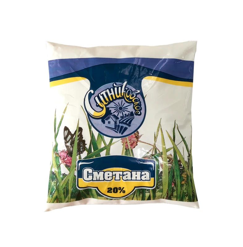 

Сметана Ситниковское 20% БЗМЖ 500 г