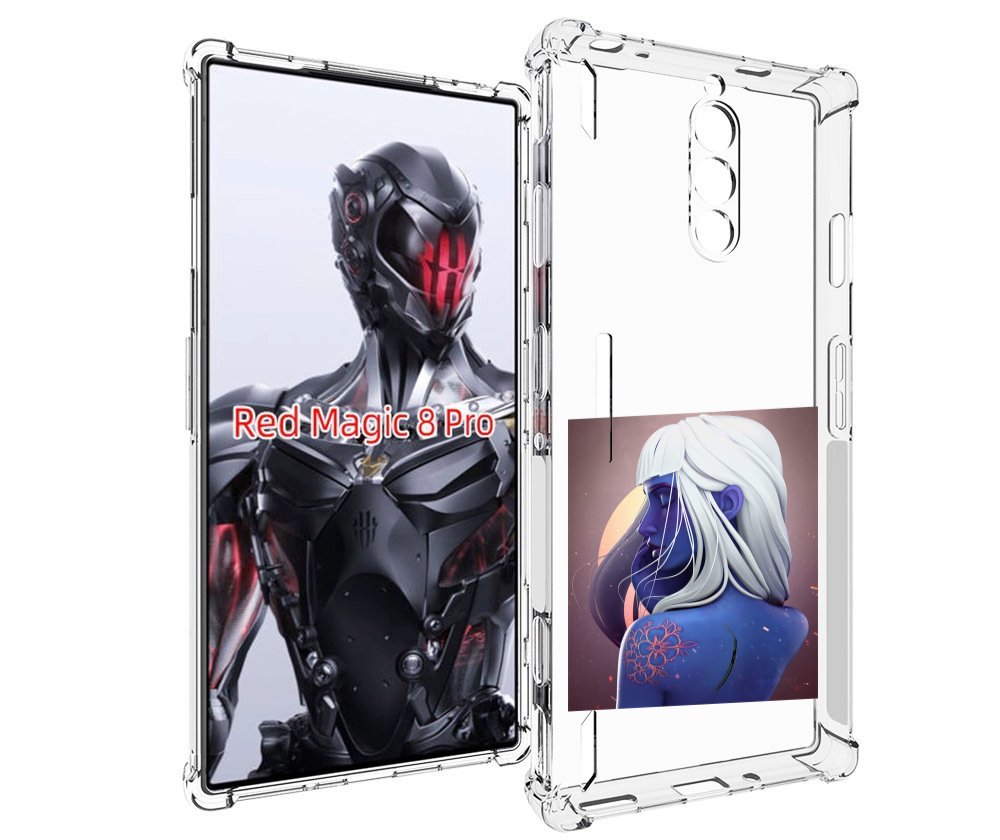 

Чехол MyPads аватар-с-цветком для ZTE Nubia Red Magic 8 Pro / Red Magic 8 Pro Plus, Tocco