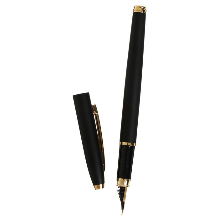 Перьевая ручка Luxor Sterling линия 0.8 мм корпус черный/золото