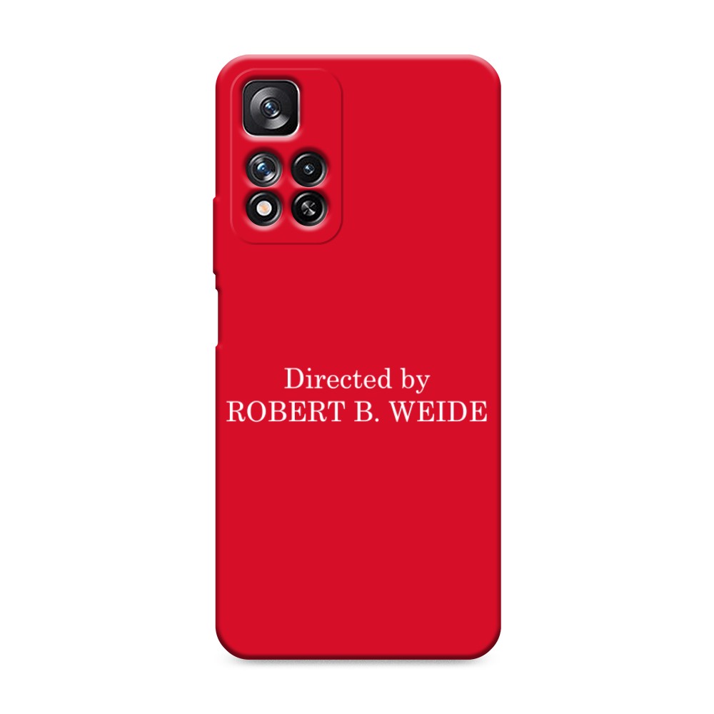 фото Матовый силиконовый чехол "robert b weide" на xiaomi redmi note 11 pro awog