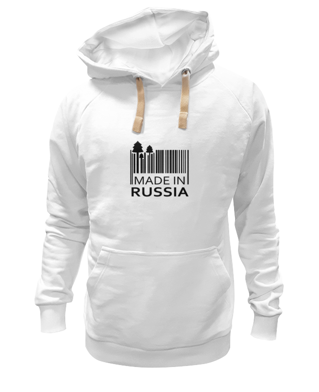 

Худи унисекс Printio Made in russia белое 3XL, Белый, Made in russia