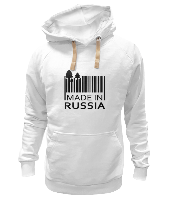 

Худи унисекс Printio Made in russia белое 3XL, Белый, Made in russia