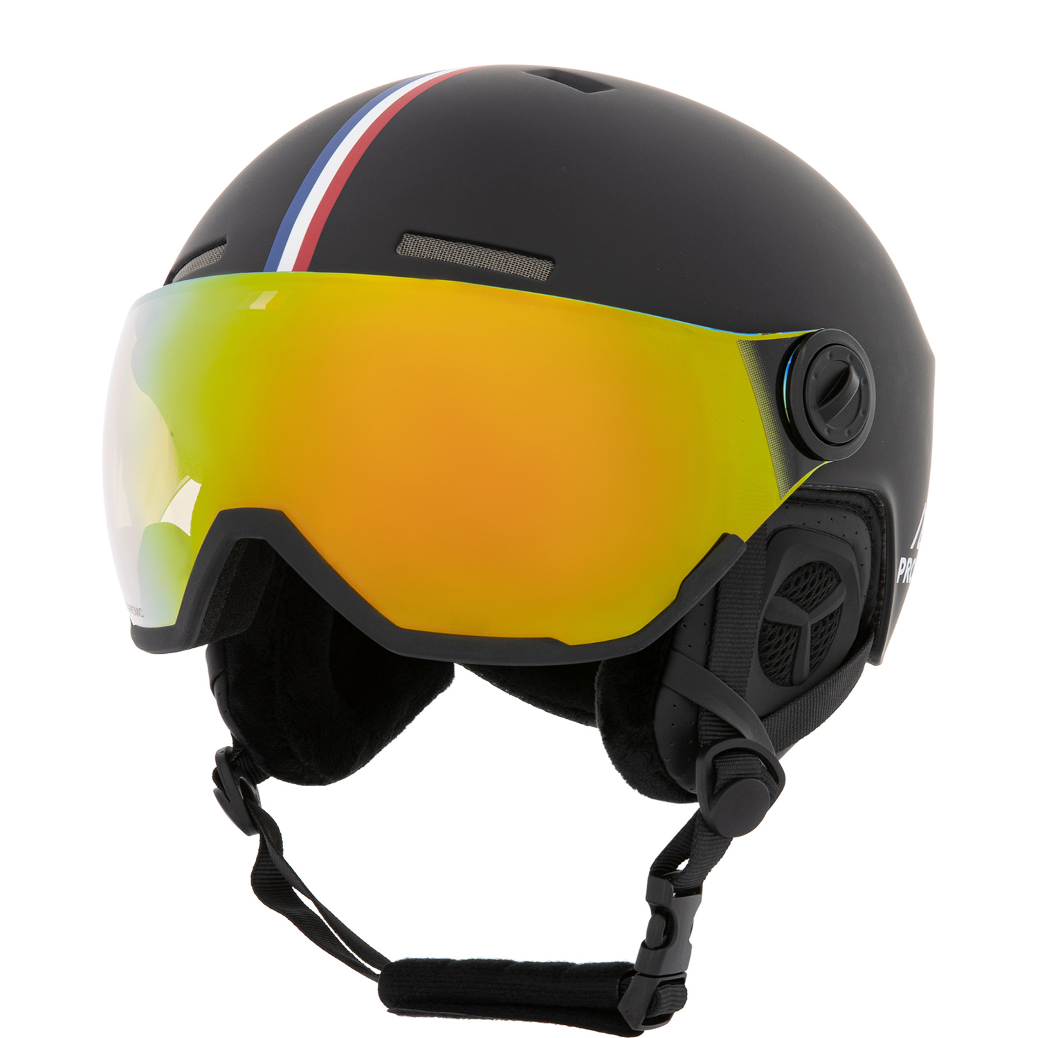 

Шлем с визором ProSurf French Racing Visor Photochromic Black (см:61) 2024-25, Черный, French racing visor photochromic