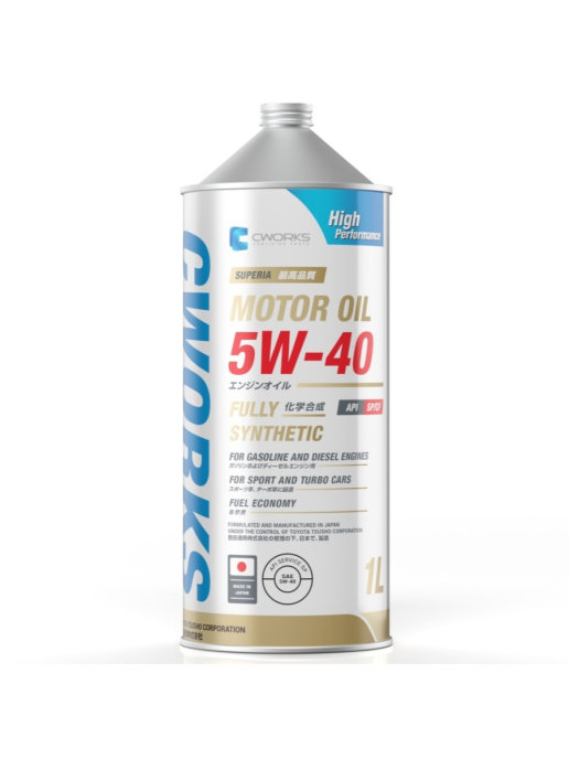 фото Моторное масло cworks motor oil 5w40 1 л