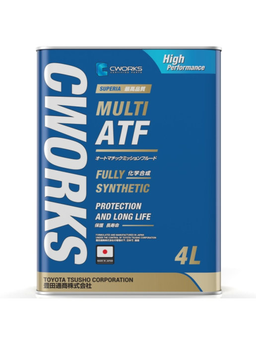 фото Масло трансмиссионное superia cworks multi atf, 4l