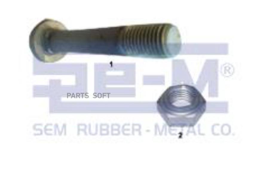 

SEM13758_р/к пальца рессоры (м) M30x3.5/173 (палец+гайка)BPW