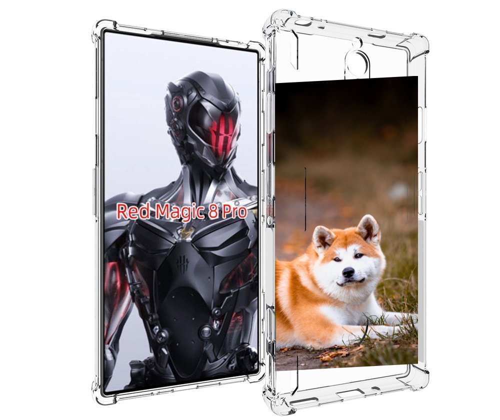 Чехол MyPads акита ину для ZTE Nubia Red Magic 8 Pro / Red Magic 8 Pro Plus