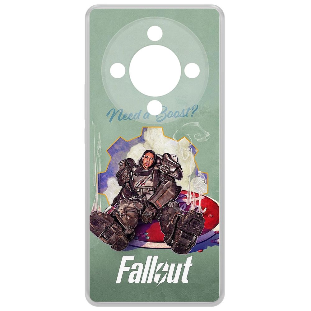 

Чехол-накладка Krutoff Clear Case Фоллаут (Fallout) - Нужно ускорение для Honor X9b, Прозрачный
