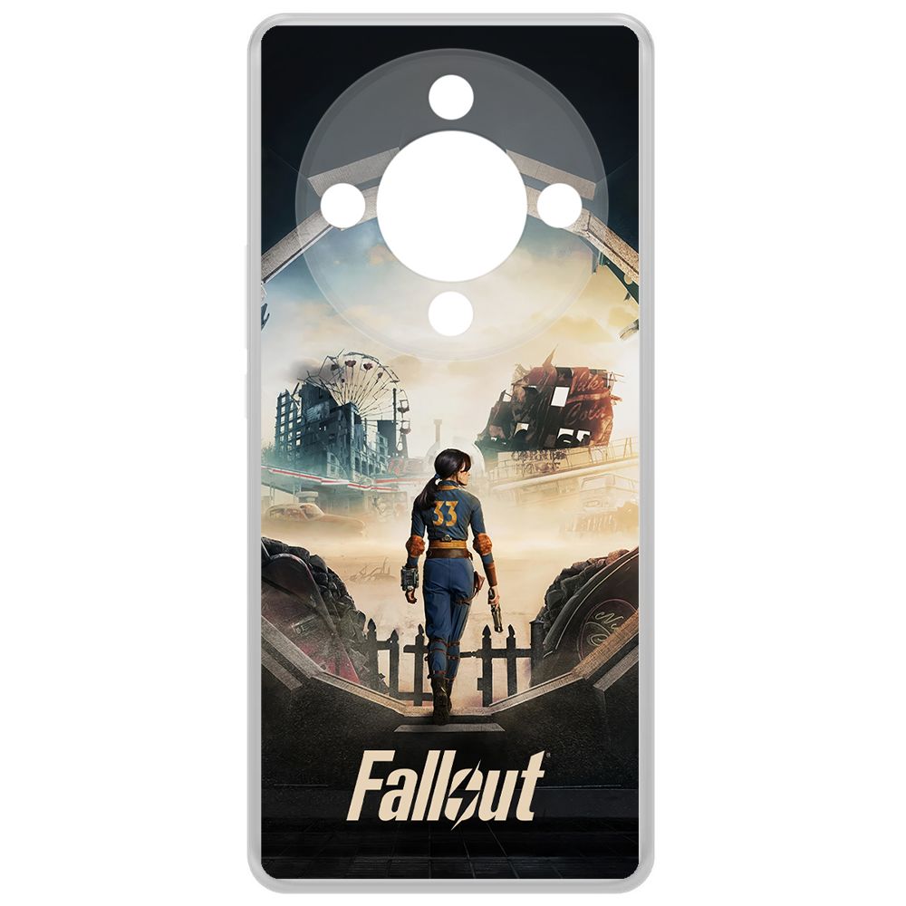 

Чехол-накладка Krutoff Clear Case Фоллаут (Fallout) - Убежище 33 для Honor X9b, Прозрачный