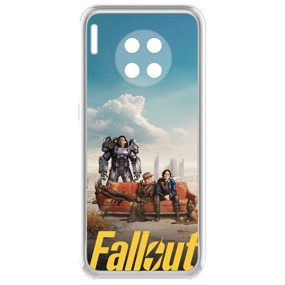 

Чехол-накладка Krutoff Clear Case Фоллаут (Fallout) - Постер для Huawei Mate 30, Прозрачный