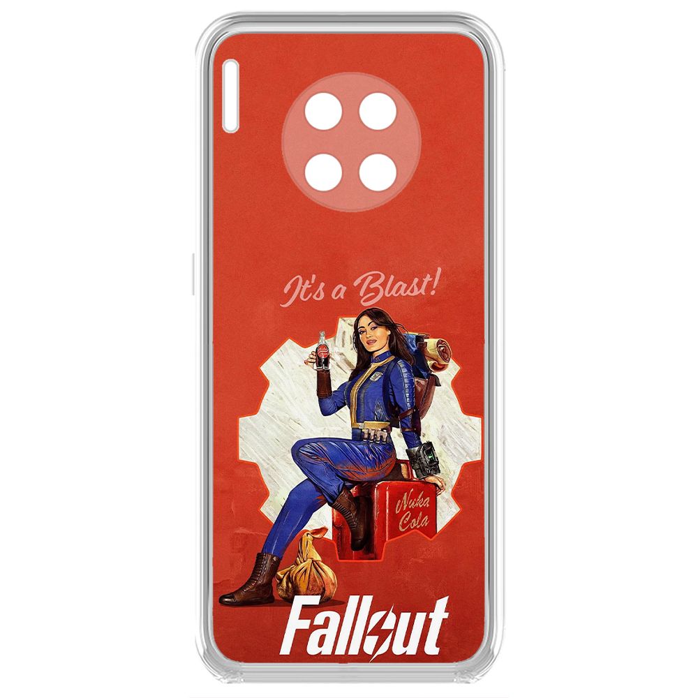 

Чехол-накладка Krutoff Clear Case Фоллаут (Fallout) - Это взрыв! для Huawei Mate 30, Прозрачный