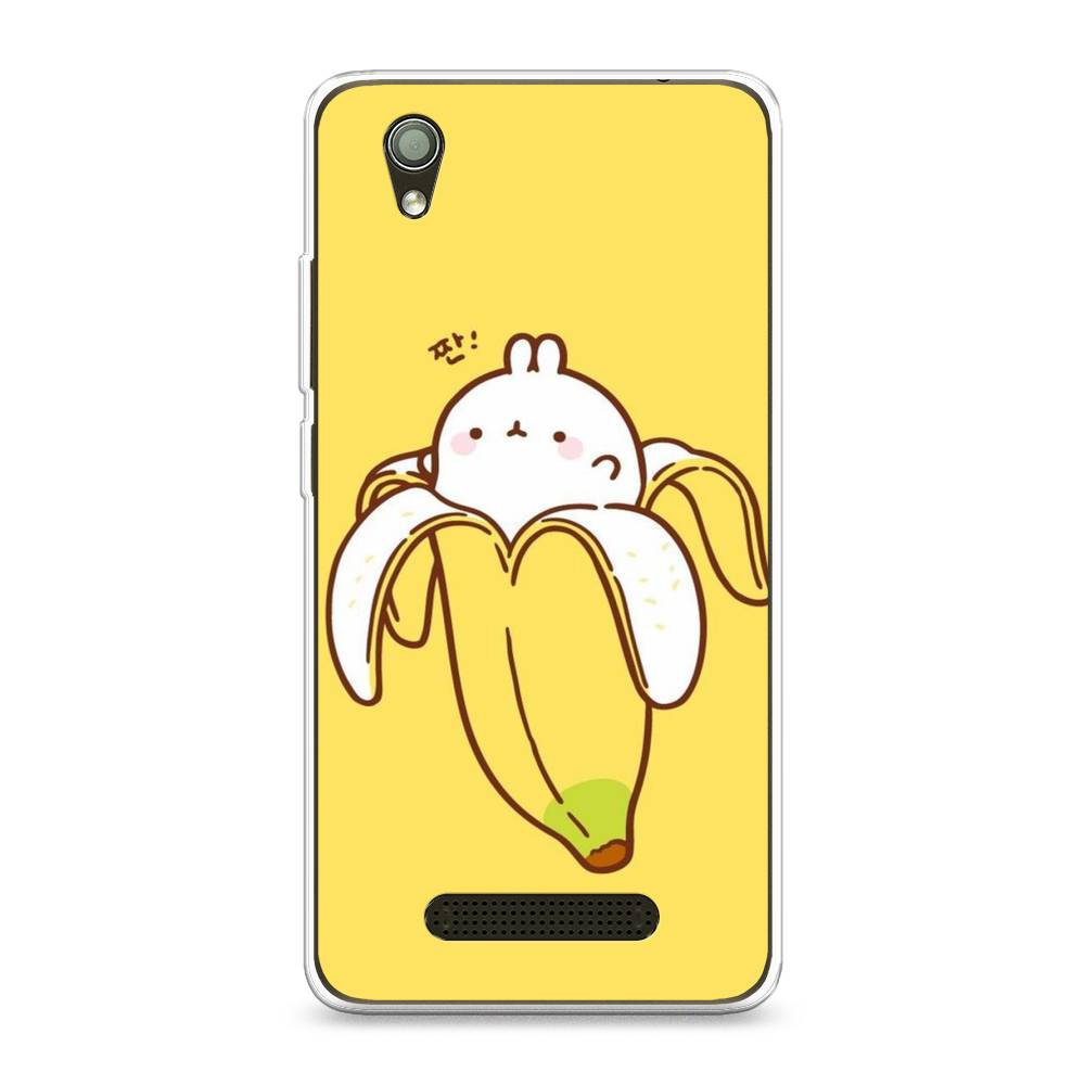 

Чехол Awog на ZTE Blade X3 / ЗТЕ Блэйд X3 "Зайчик-бананчик", Разноцветный, 130650-2