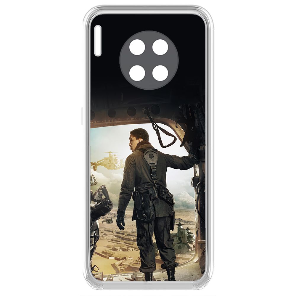 

Чехол-накладка Krutoff Clear Case Фоллаут (Fallout) - Аарон для Huawei Mate 30