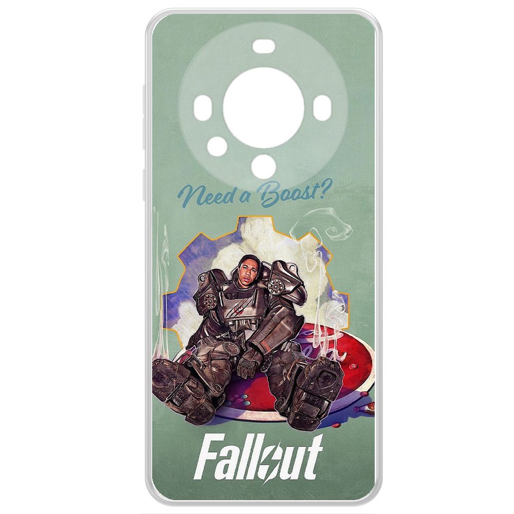 

Чехол-накладка Krutoff Clear Case Фоллаут (Fallout) - Нужно ускорение для Huawei Mate 60, Прозрачный
