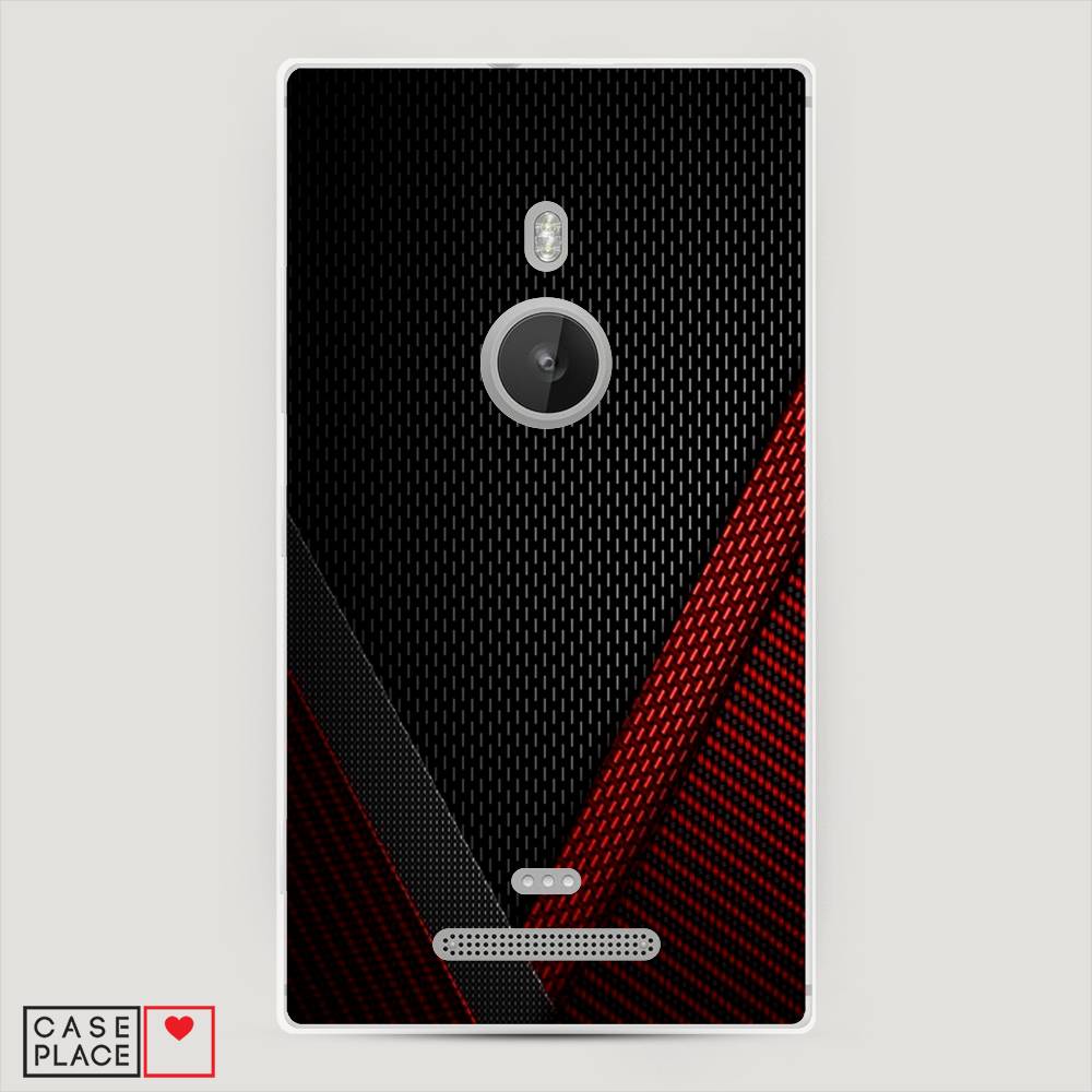 

Чехол Awog "Красный карбон" для Lumia 925