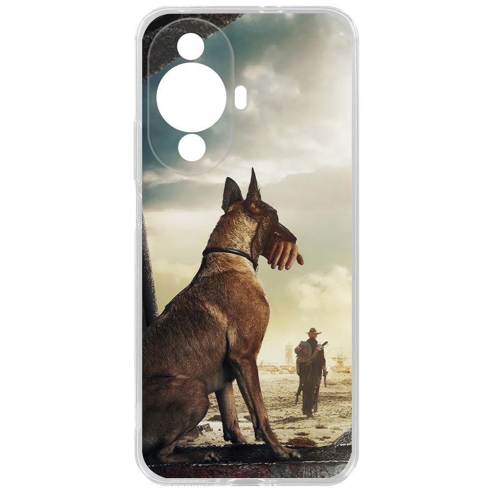 

Чехол-накладка Krutoff Clear Case Фоллаут (Fallout) - Псина для Huawei Nova 11, Прозрачный