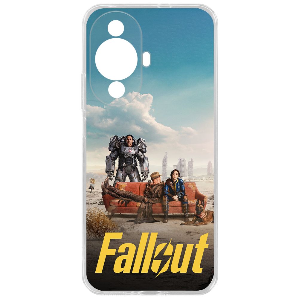 

Чехол-накладка Krutoff Clear Case Фоллаут (Fallout) - Постер для Huawei Nova 11, Прозрачный