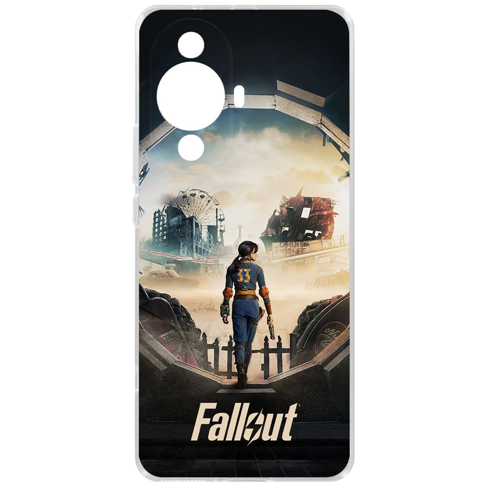 

Чехол-накладка Krutoff Clear Case Фоллаут (Fallout) - Убежище 33 для Huawei Nova 11 Pro, Прозрачный