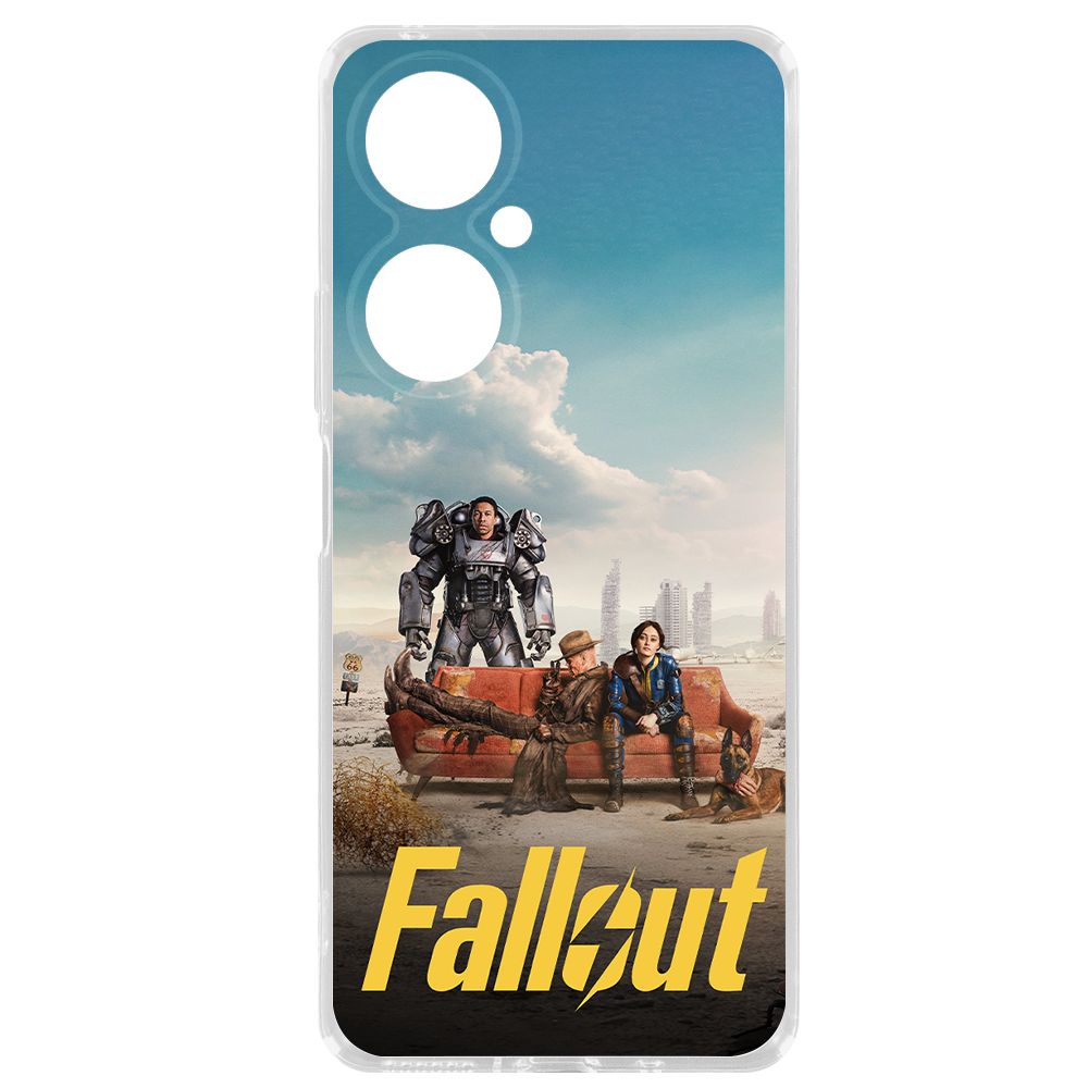 

Чехол-накладка Krutoff Clear Case Фоллаут (Fallout) - Постер для Huawei Nova 11i, Прозрачный
