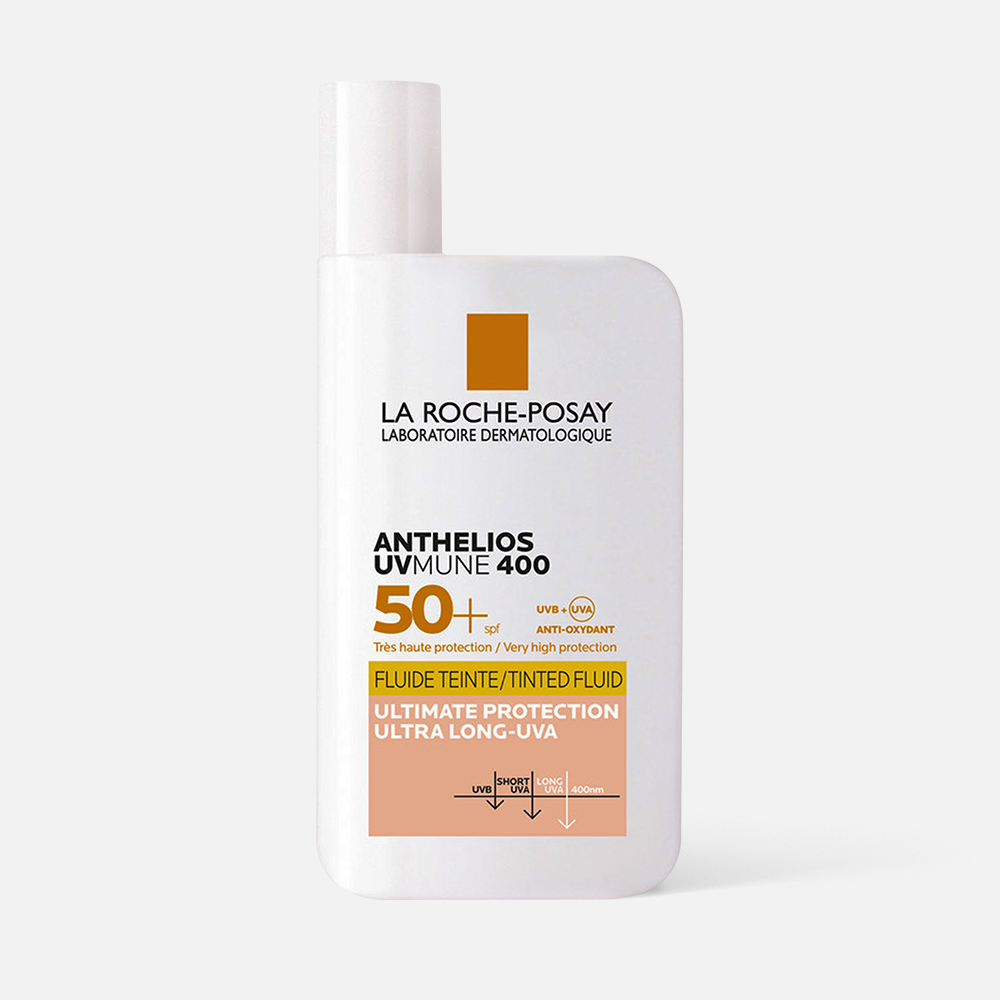 Крем-флюид для лица и кожи вокруг глаз LA ROCHE-POSAY Anthelios Uvmune 400, SPF50+, 50 мл