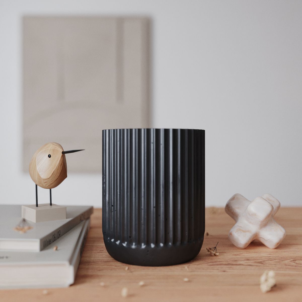 

Цветочное кашпо MUSKO HOME ChloeMU-002-GL-10 1шт белый, Chloe