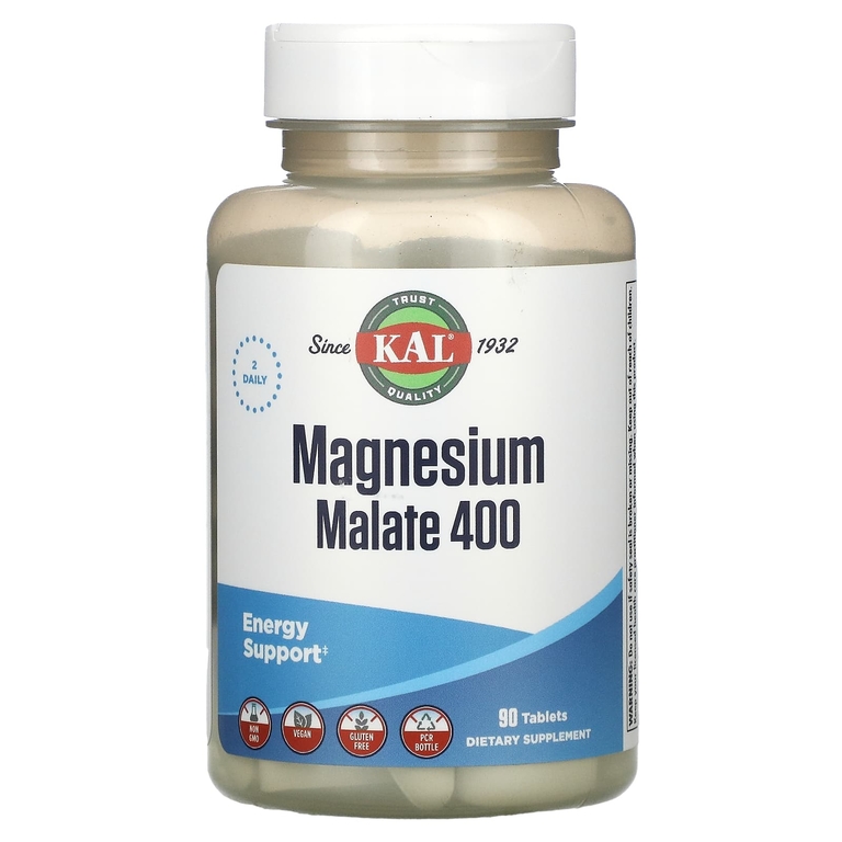 

Магний KAL Magnesium Malate 90 капсул 400 мг