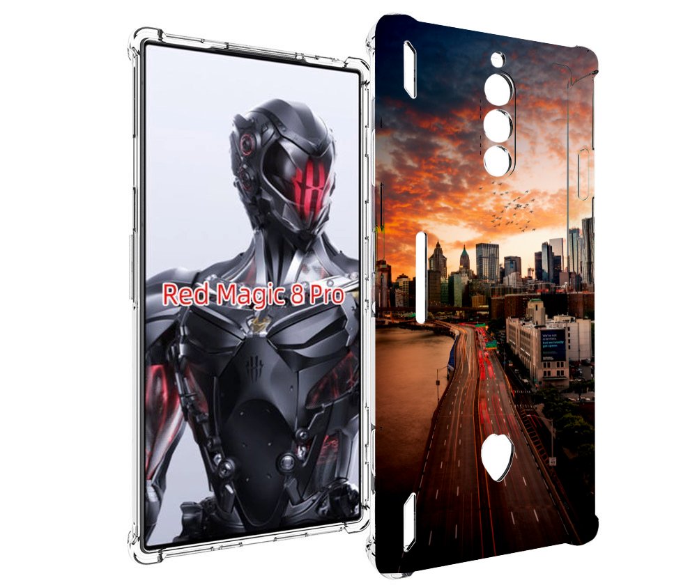 

Чехол MyPads американский город фото для ZTE Nubia Red Magic 8 Pro / Red Magic 8 Pro Plus, Tocco