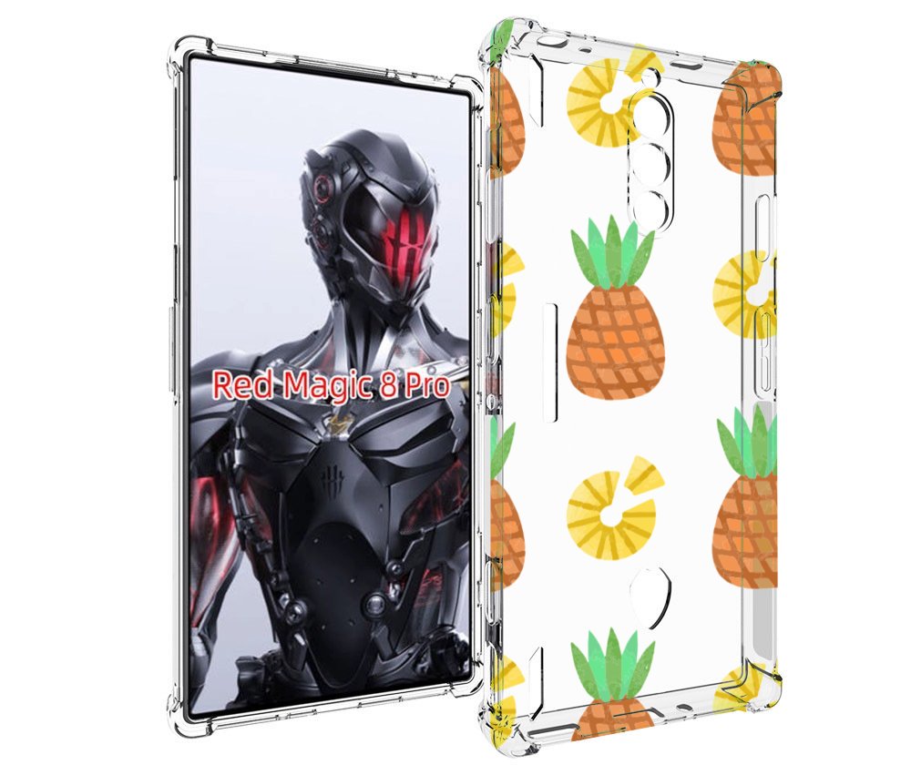

Чехол MyPads ананасики для ZTE Nubia Red Magic 8 Pro / Red Magic 8 Pro Plus, Tocco