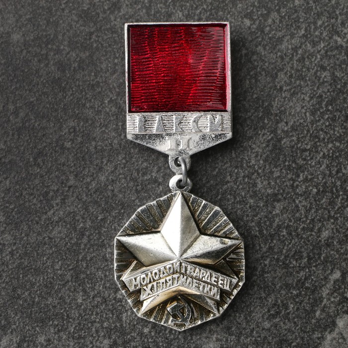 

Значок Молодая гвардия серебро