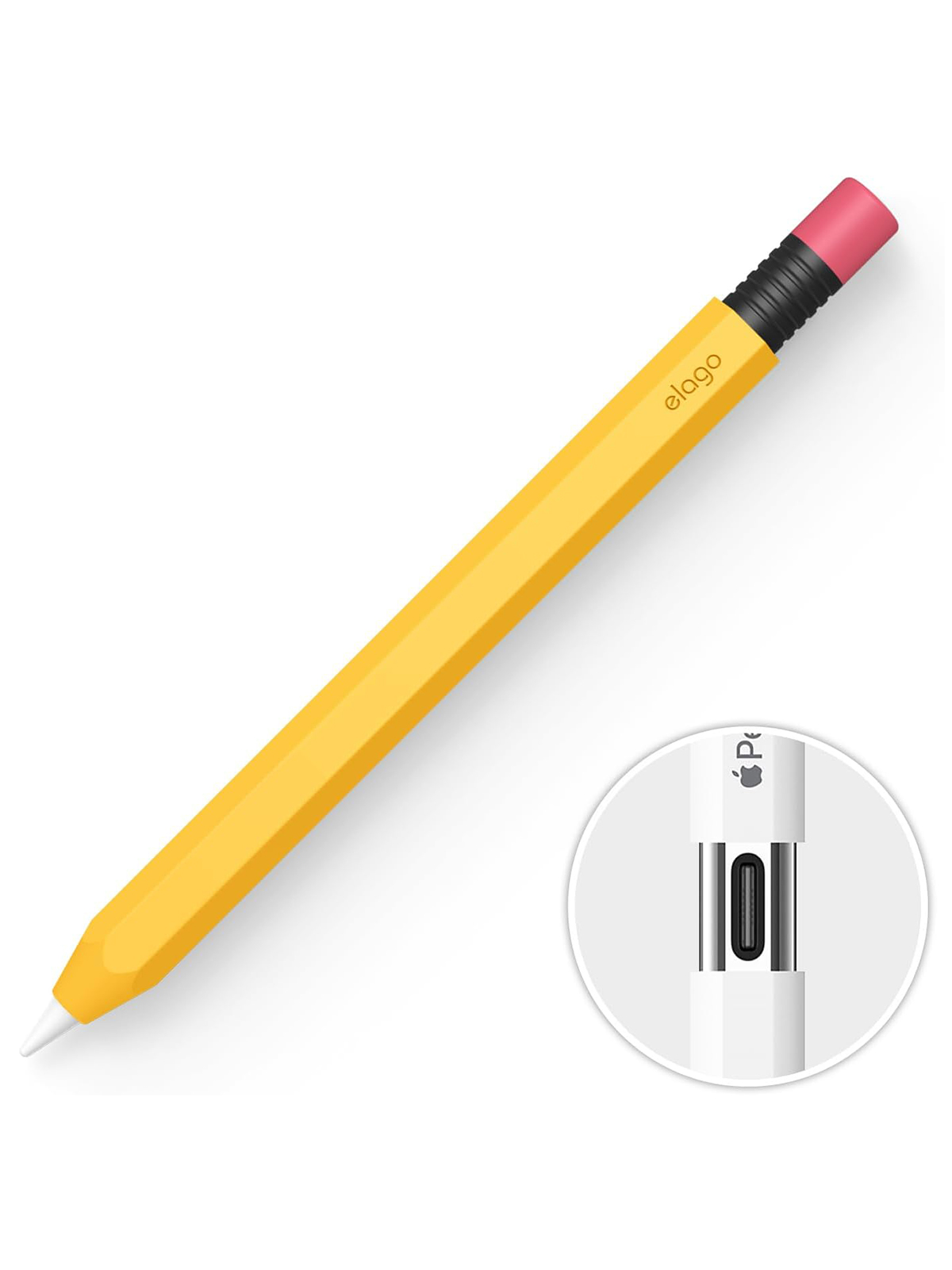 Чехол Elago для Apple Pencil USB-C Silicone case Yellow 1692₽