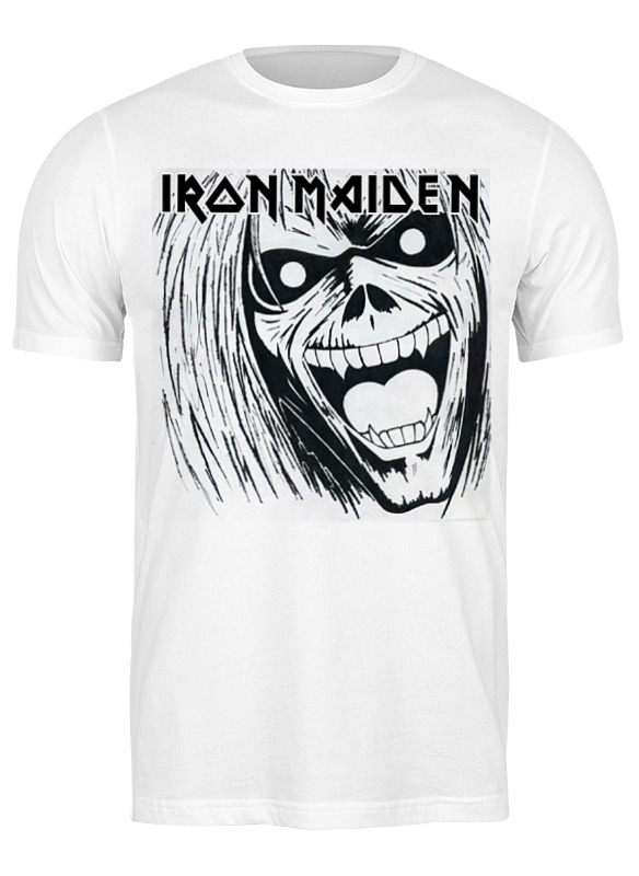 

Футболка мужская Printio Iron maiden band белая 3XL, Белый, Iron maiden band