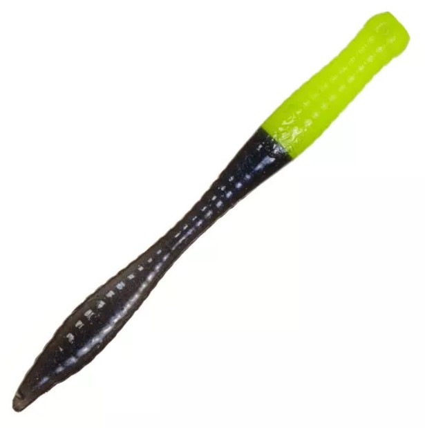 

Приманка Trigger Baits Flat Worm 76мм. №026F/2F 6шт., Зеленый;черный, Flat Worm