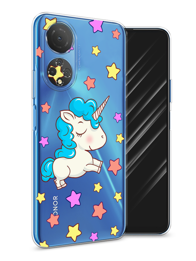 

Чехол Awog на Honor X7 2022 "Звездный единорог", Разноцветный, 6108850-2
