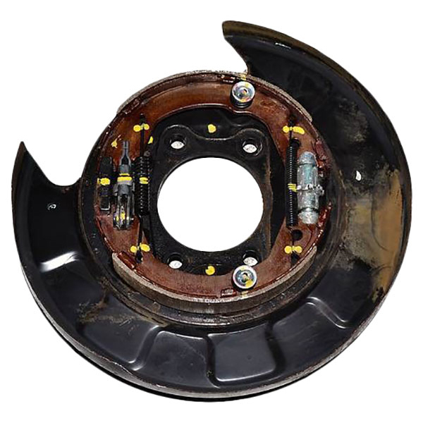 

Тормозные колодки Mando барабанные стояночного торомоза с щитом ex582502h300