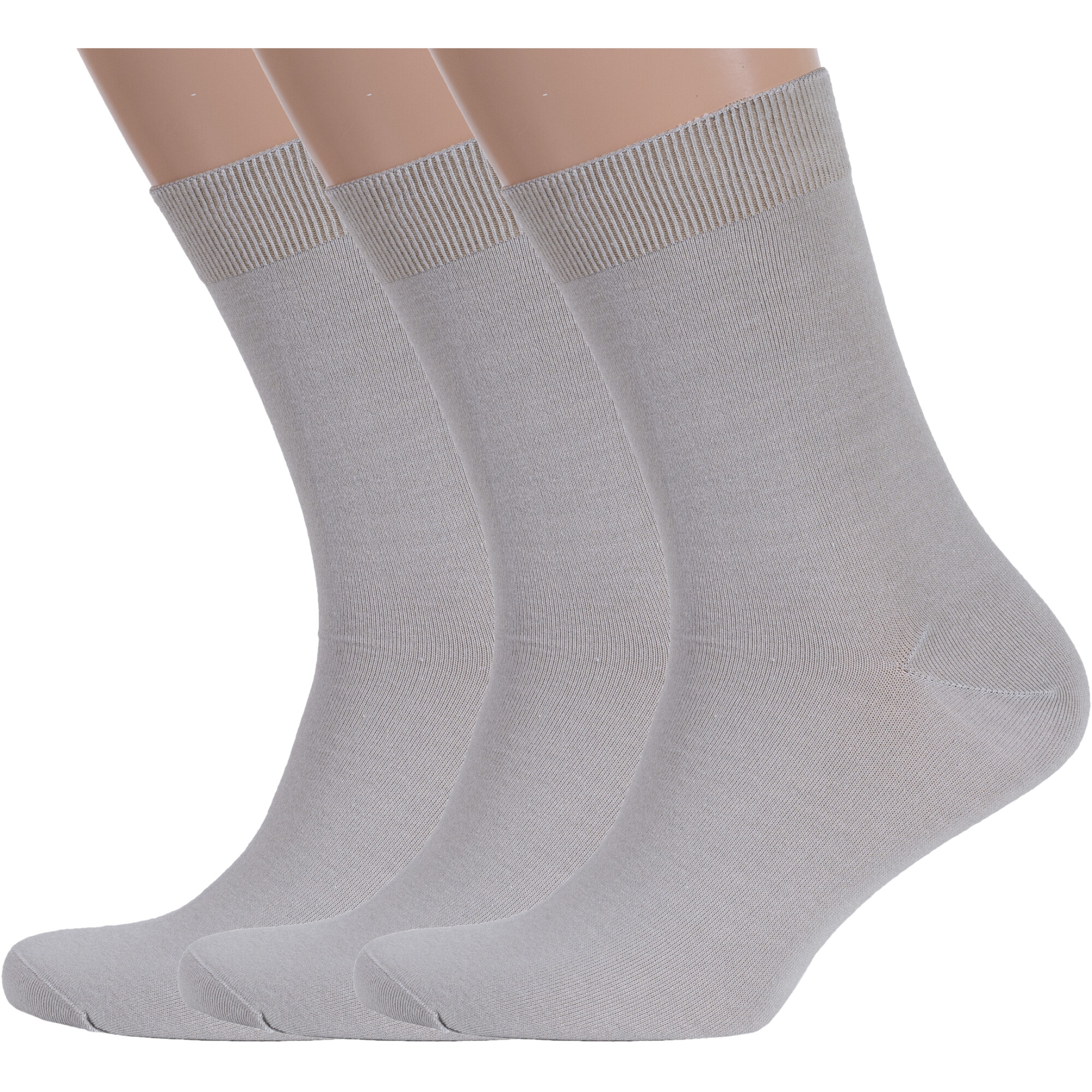 

Комплект носков мужских Rusocks 3-М-1134 бежевых 25, 3 пары, Бежевый, 3-М-1134