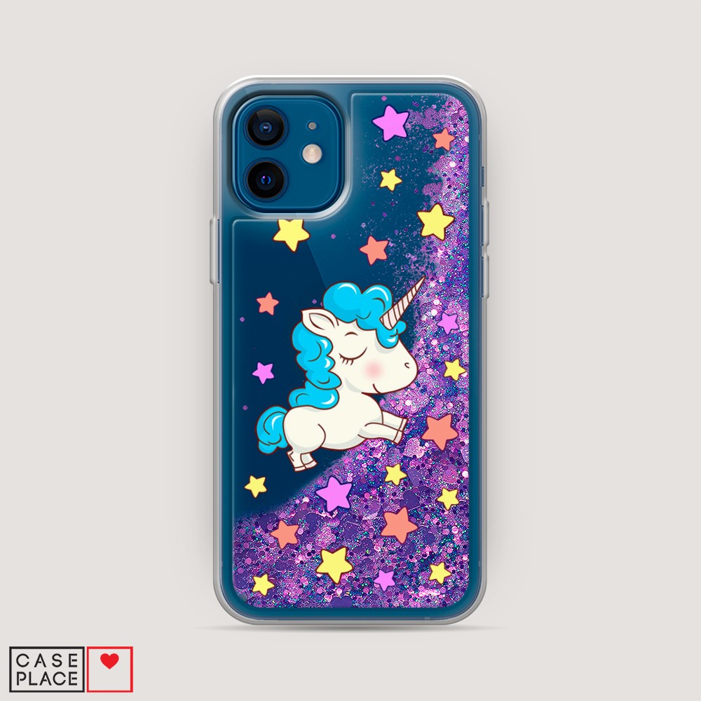 

Чехол Awog на Apple iPhone 12 mini / Айфон 12 mini "Звездный единорог", Разноцветный, 12692-1