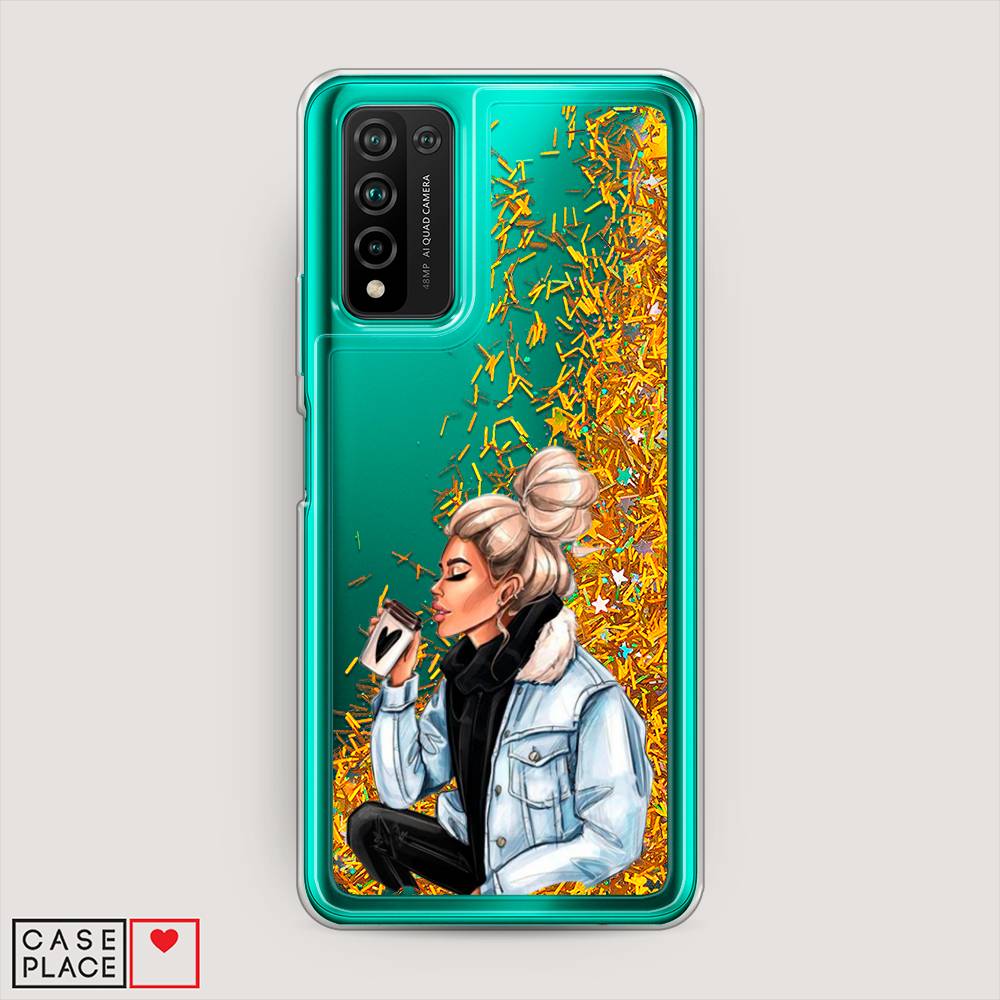 

Чехол Awog на Honor 10X Lite "Cute girl", Коричневый;бежевый, 6104690-1