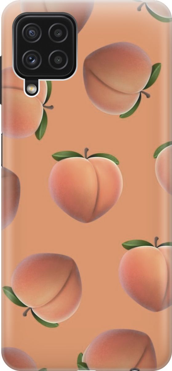 

Чехол на Samsung Galaxy A22 "Падающие персики", Красный;оранжевый, 7079