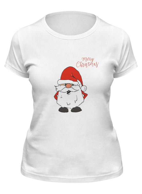 

Футболка женская Printio Christmas белая L, Christmas