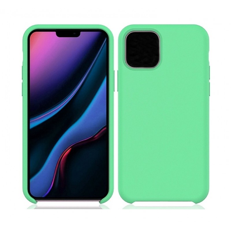 фото Чехол silicone для iphone 11 pro overlay (морская зелень) ёmart