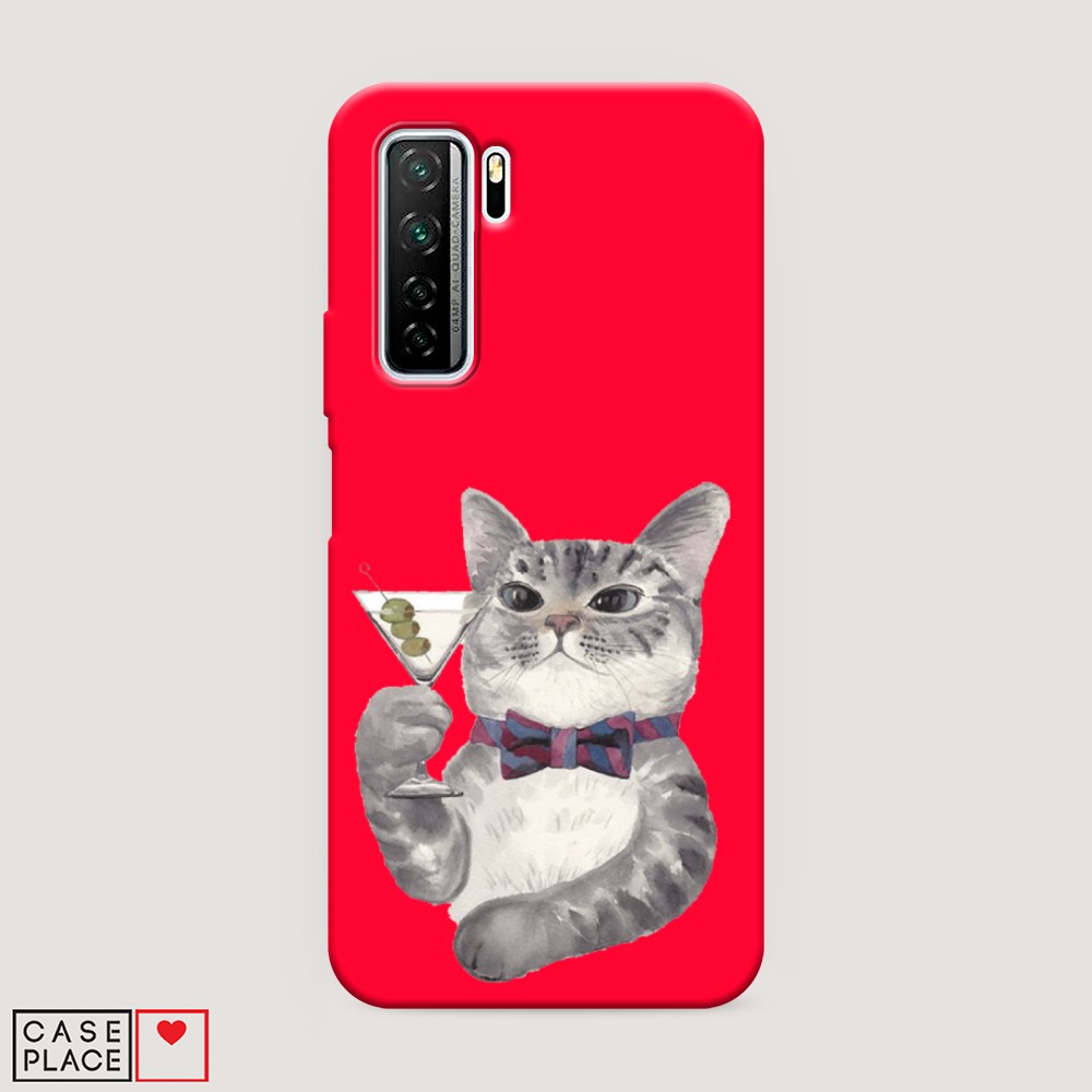 

Матовый силиконовый чехол "Звездочки графика белая" на Huawei P30, Звездочки графика белая