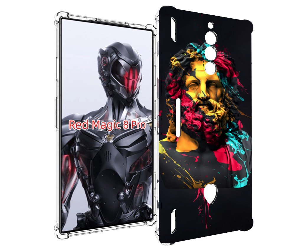 

Чехол MyPads арт-статуя-краски для ZTE Nubia Red Magic 8 Pro / Red Magic 8 Pro Plus, Tocco