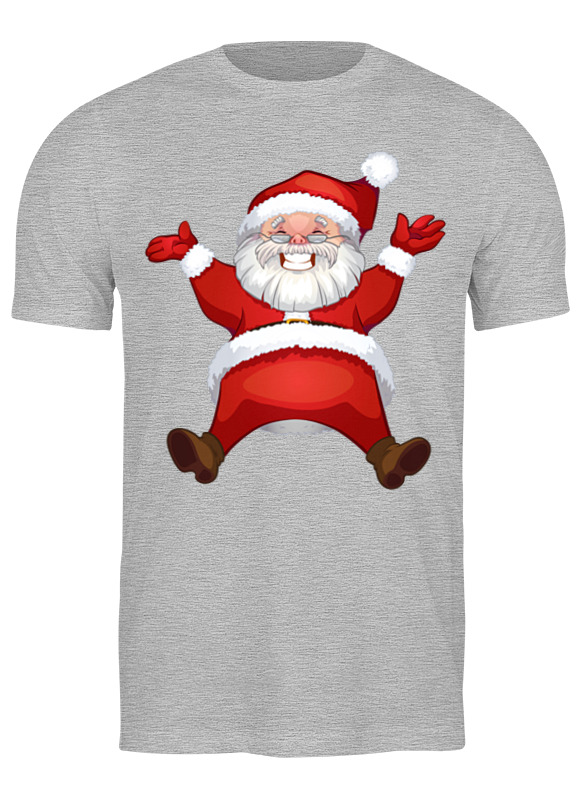 

Футболка мужская Printio Новый год серая L, Серый, Новый год